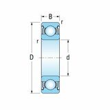 Подшипник: 62202-2RSR Kinex