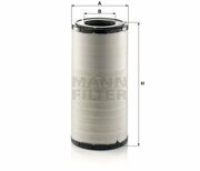 Фильтр воздушный наружный: C281580 Mann-Filter